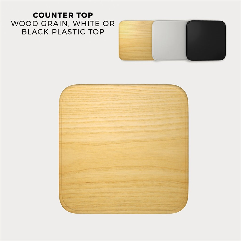 WaveLight® Air Counter Top, Plastic, Black, 23.6”D (600mm)