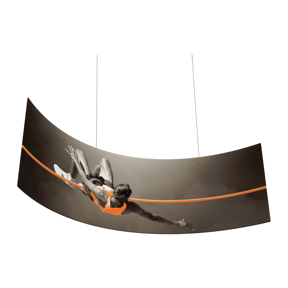 12ft x 2ft Formulate Master 2D Hanging Structure Curve Double-Sided (Graphic Only)