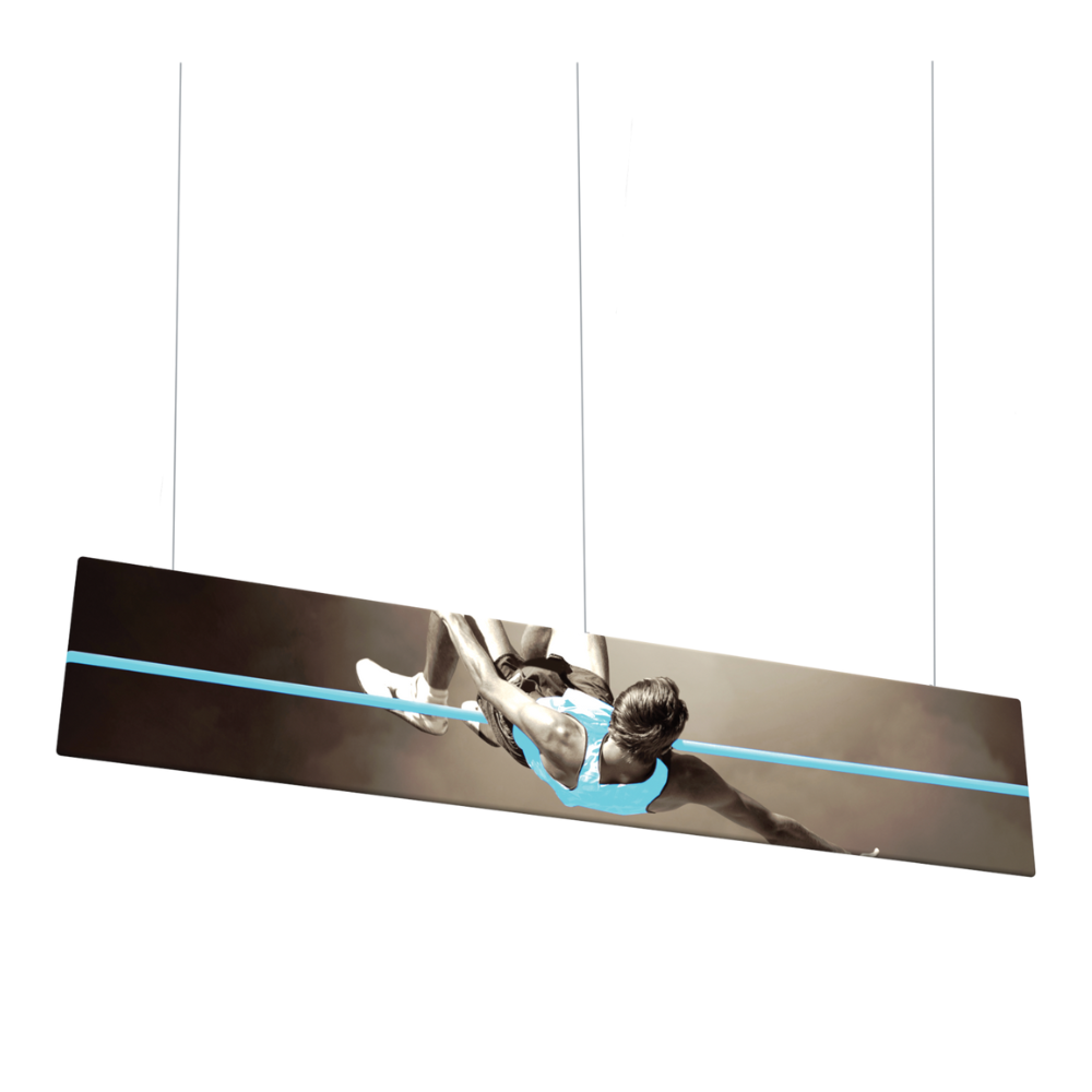10ft x 3ft Formulate Master 2D Hanging Structure Flat Panel Double-Sided (Graphic Only)