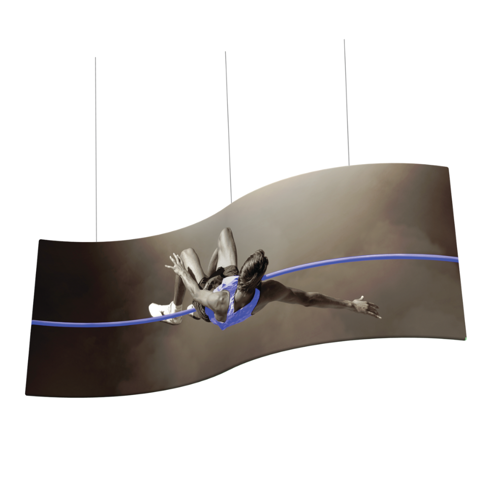12ft x 2ft Formulate Master 2D Hanging Structure S-Curve Double-Sided (Graphic Package)