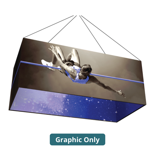 10ft x 6ft Formulate Master 3D Hanging Structure Rectangle Double-Sided (Graphic Only)