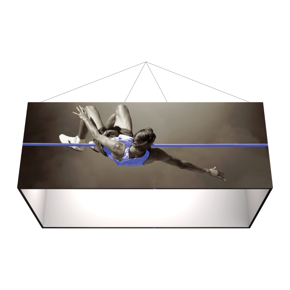 14ft x 3ft Formulate Master 3D Hanging Structure Rectangle Single-Sided w/ Open Bottom (Graphic Package)