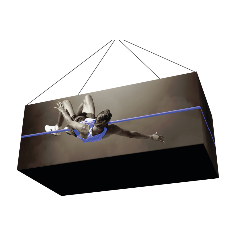 10ft x 2ft Formulate Master 3D Hanging Structure Rectangle Double-Sided (Graphic Only)