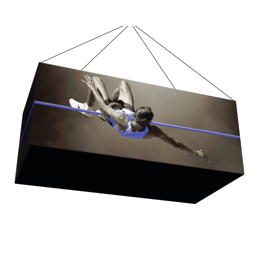 16ft x 2ft Formulate Master 3D Hanging Structure Rectangle Single-Sided w/ Open Bottom (Graphic Package)