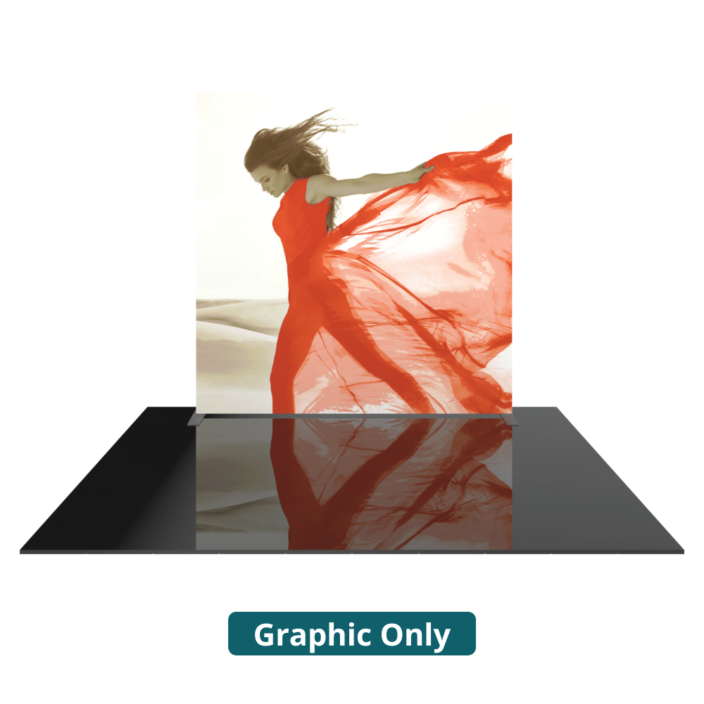 8ft x 8ft Formulate Master Straight Fabric Backwall Single-Sided Graphic w/ Backer (Graphic Only)
