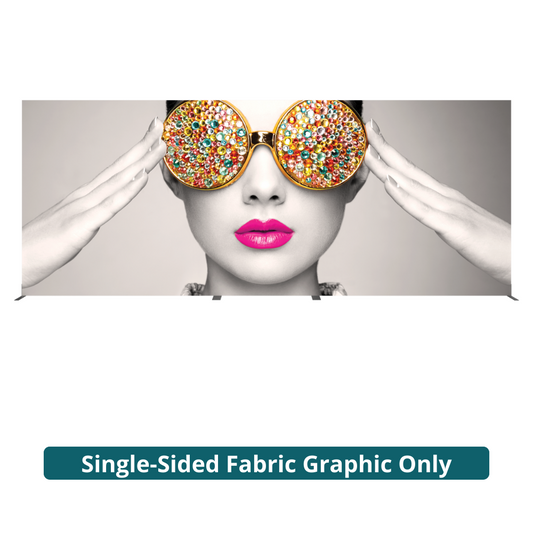 20ft x 8ft Vector Frame Rectangle 07 Fabric Banner Display Single-Sided Dye-Sub Fabric (Graphic Only)
