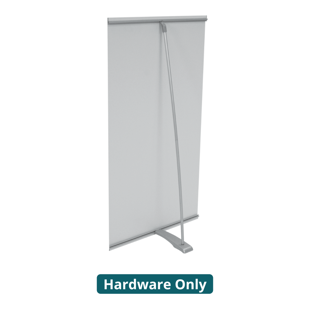14.25in x 26.875in L-Mini Spring Back Banner Stand (Hardware Only)