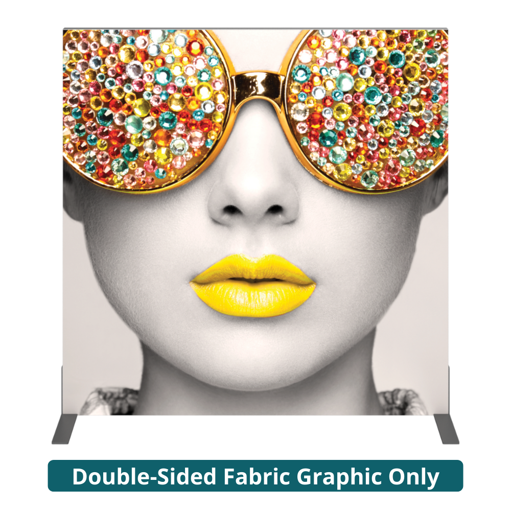 4ft x 4ft Vector Frame Square 02 Fabric Banner Display Double-Sided Fabric (Graphic Only)