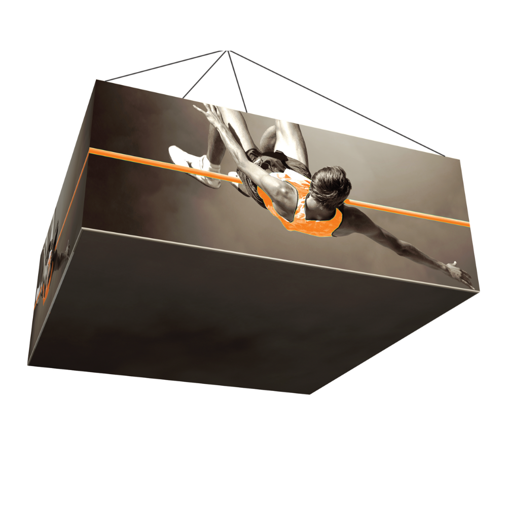 8ft x 4ft Formulate Master 3D Hanging Structure Square Single-Sided w/ Open Bottom (Graphic Package)