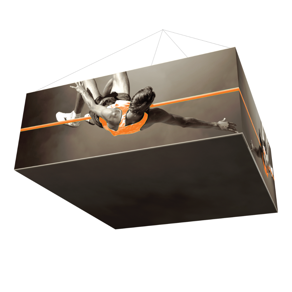 10ft x 3ft Formulate Master 3D Hanging Structure Square Single-Sided w/ Open Bottom (Graphic Package)