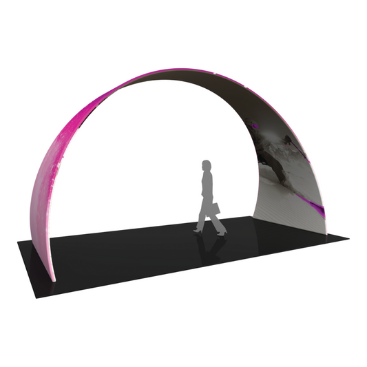 20ft Formulate Arch 03 Tension Fabric Structure (Graphic Package)