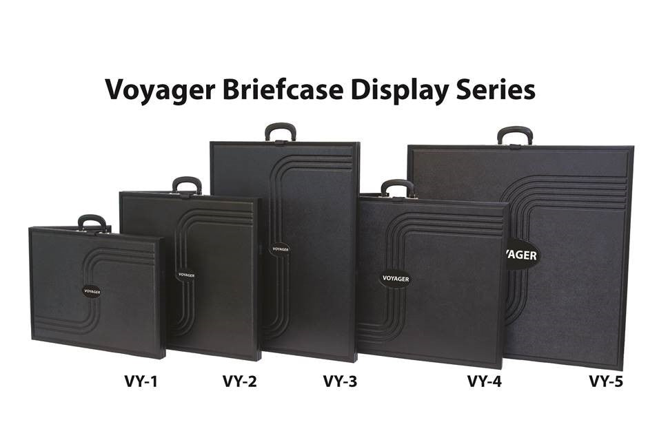 4ft x 2ft Voyager Maxi Tabletop Briefcase Display (Graphic Only)