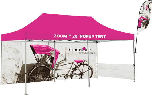 Zoom Display Flag Accessory for Zoom Popup Tents (Hardware Only)