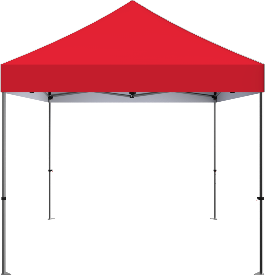 10ft x 10ft Zoom Standard Popup Tent (Solid Stock Graphic Package)