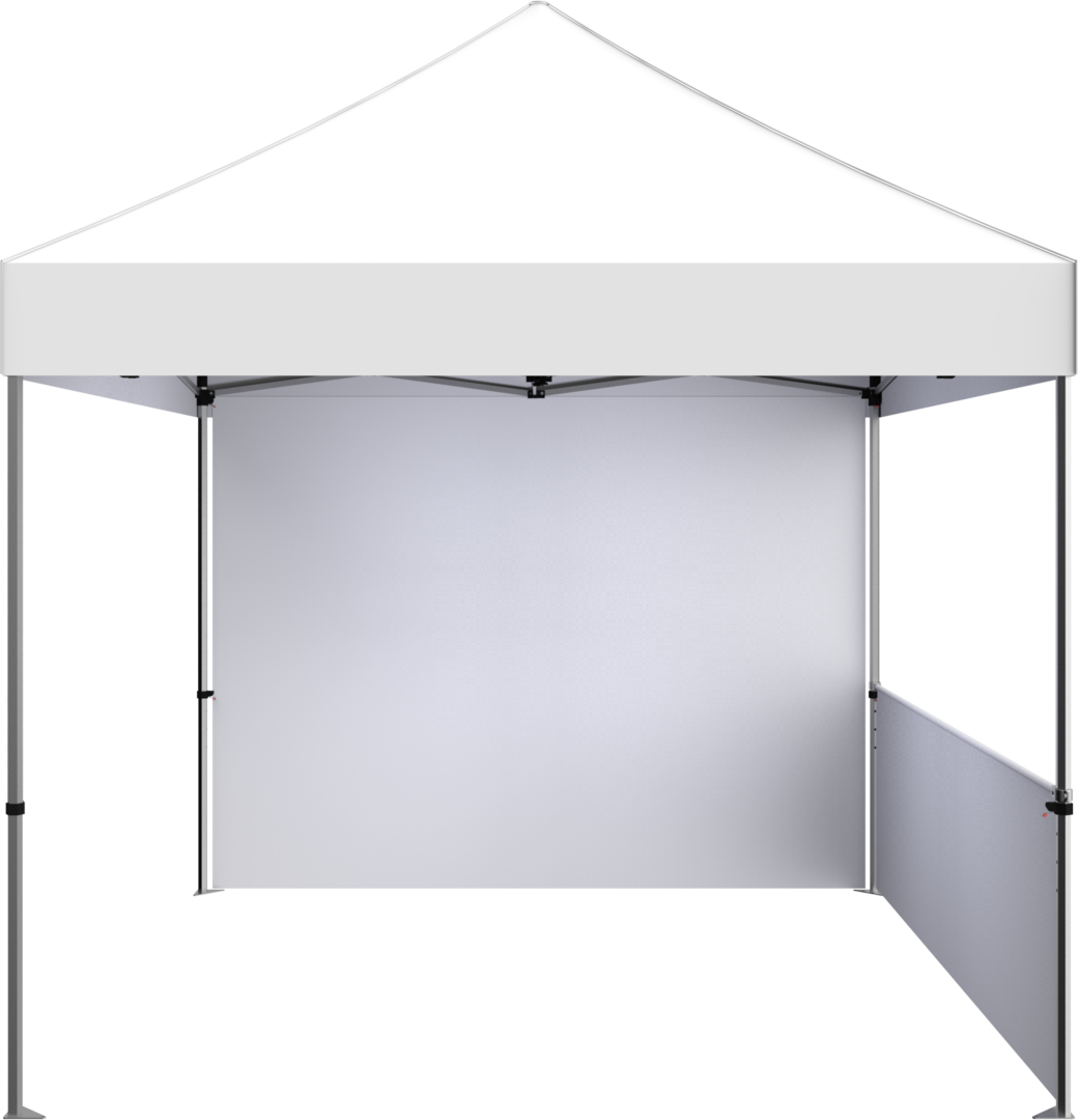 10ft x 10ft Zoom Economy and Standard Popup Tent Half Wall Solid Stock (Half Wall Graphic Only)